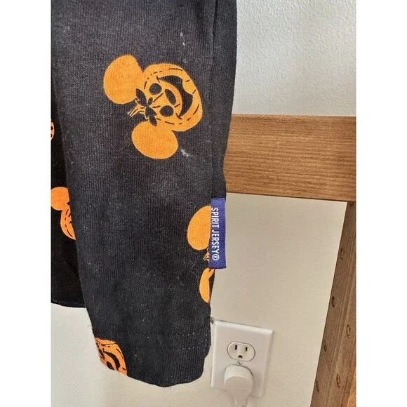 DISNEY HAPPY HALLOWEEN SPIRIT JERSEY GLOW IN THE DARK KIDS SIZE Small - Picture 5 of 6